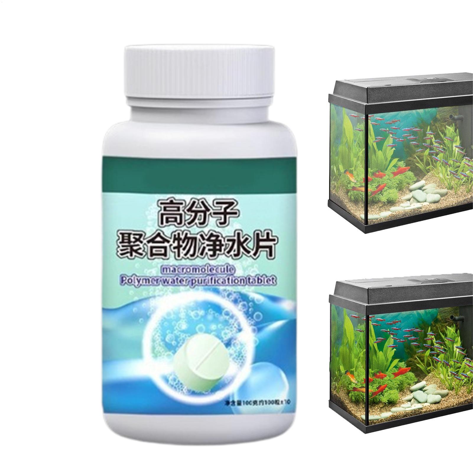 Water Dish Reptile - 어항 물 정화제 알개 제거제 타블렛,