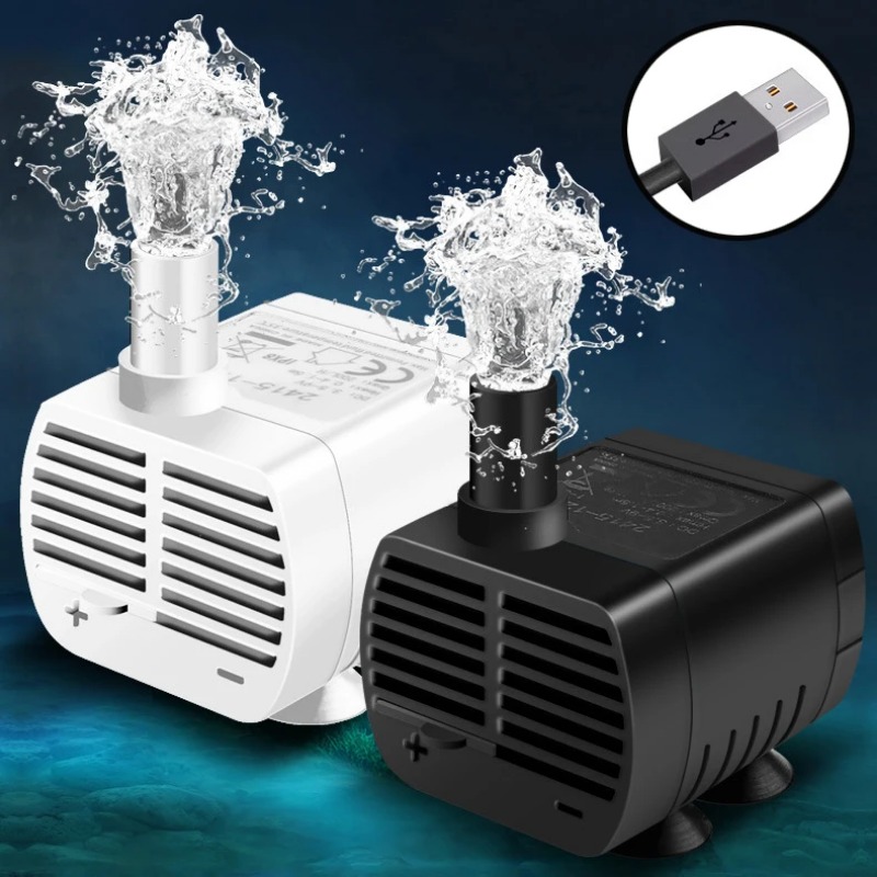 Terrarium Fogger Ultrasonic - 무소음 USB 워터 펌프, DC 5V