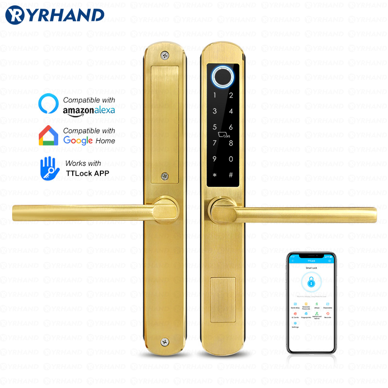IP66 골드 스테인레스 스틸 슬라이딩 유리 스마트 잠 - Glass Door Hinge 리뷰 및 가격