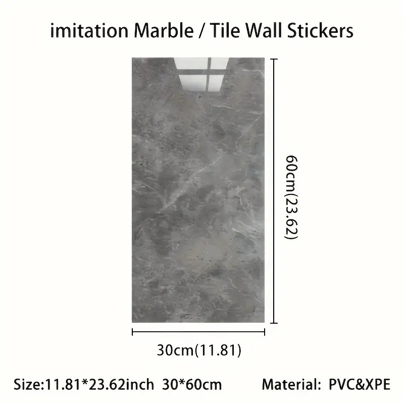 30cm*60cm 모조 대리석 타일 벽 스티커 거실 T - Pvc Panel Background 리뷰 및 가격