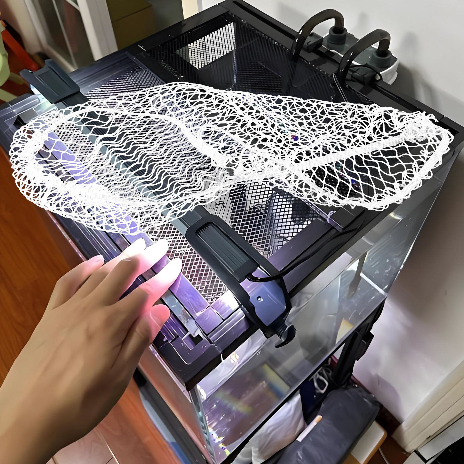 40x20cm 수족관 메쉬 네트 커버 나일론 점핑 네트 - Screen Top Mesh 리뷰 및 가격