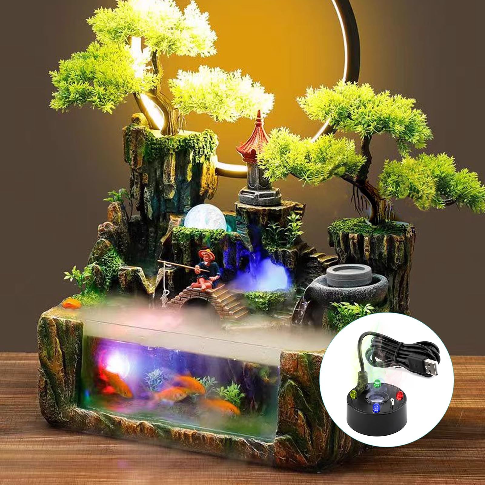 새로운 2026 5V USB 수족관 에어 펌프 분수 버 - Terrarium Fogger Ultrasonic 리뷰 및 가격
